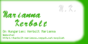 marianna kerbolt business card